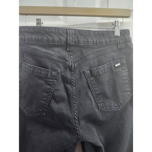 Jonny Q Vintage Jeans Made In Italy Black Straight Leg Lightly Distressed... - Picture 4 of 11